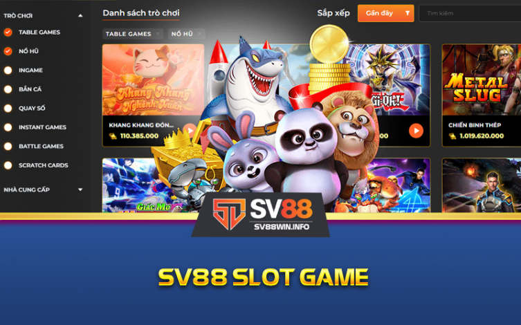 Các trò chơi casino tại SV88